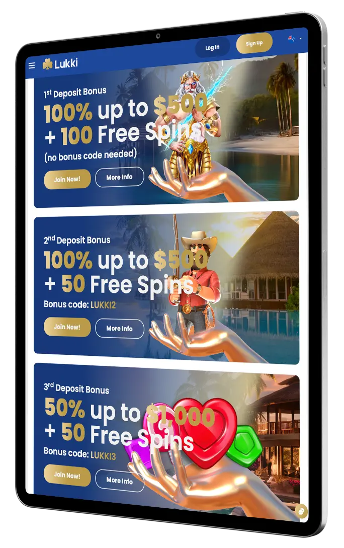 Bonuses and Promo Codes at Lukki Casino